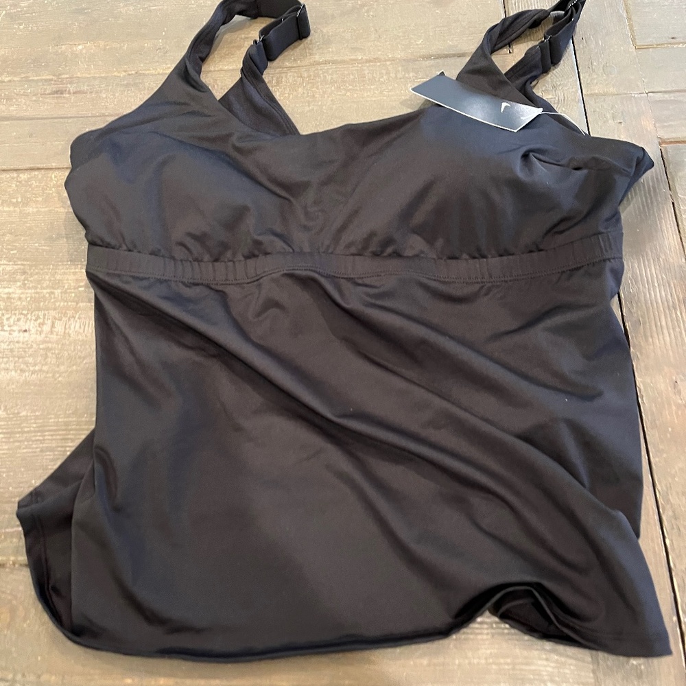 Women's Black Nike Tankini